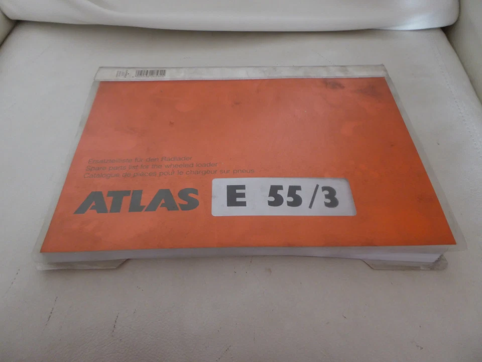 Original Ersatzteilliste zu dem Atlas Radlader E 55/3  - Bild 1 von 1