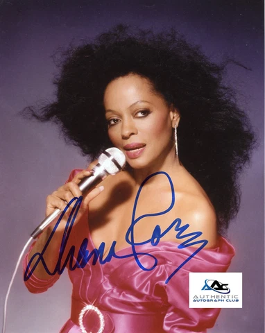 DIANA ROSS AUTOGRAPH SIGNED 8X10 PHOTO THE SUPREMES COA Cover
