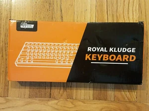 Royal Kludge RK61 Dual Mode Blue Switch White Keyboard RGB * NEW Open Box - Picture 1 of 5