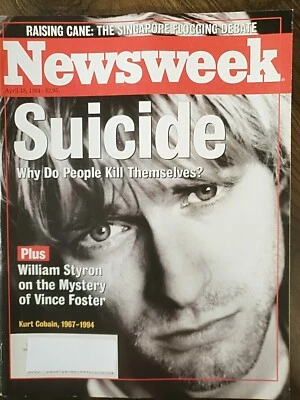 Kurt Kobain NEWSWEEK April 18 1994 Suicide M, Why Do People Do It? - E413 - Image 1 of 4