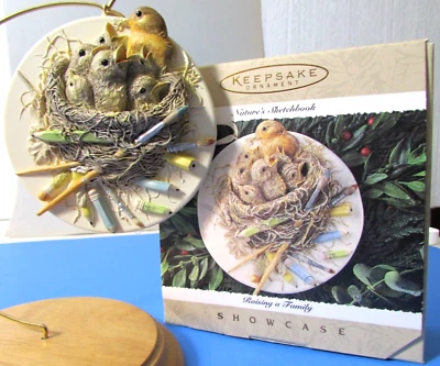 Cuaderno de bocetos Hallmark Showcase Nature 1995 criando una familia Foto 1 de 4