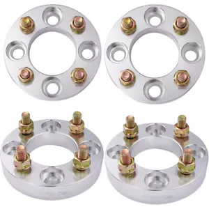 4Stud 25mm 4x100 12x1.5mm 4PCS Hubcentric Wheel Spacers Adapters Aluminum - Picture 1 of 12
