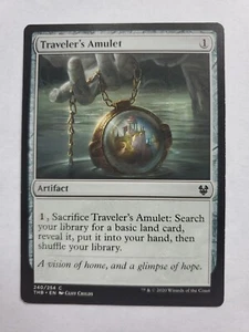 MTG Magic The Gathering Card Traveler's Amulet Artifact Theros Beyond Death 2020 - Picture 1 of 2