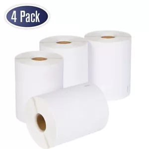 4 rollos 220 etiquetas térmicas de envío compatibles con 4x6 DYMO 4XL LabelWriter 1744907 - Imagen 1 de 7