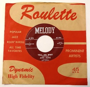 MELODY 45 rpm - "A Double Feature Hit" - 2 songs on each side - #45-R202 - VG+ - Picture 1 of 4