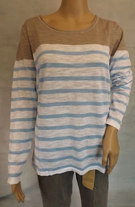 ★ TolleR Markenpullover ★ 36/38  S ~ Pullover Slub-Garn weiss natur langarm  NEU - Bild 1 von 3
