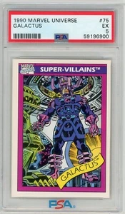 1990 Impel Marvel Universe Super-Villains - #75 Galactus - PSA 5 Graded Card - Picture 1 of 2