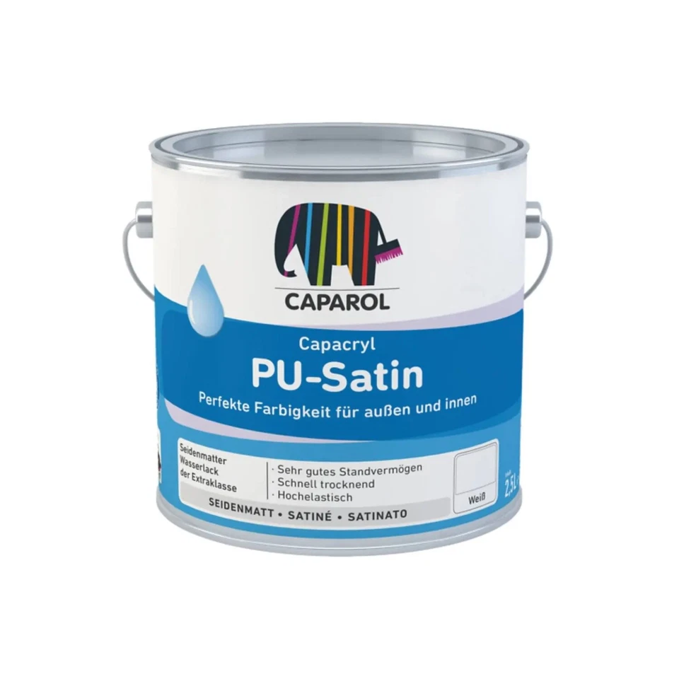 Caparol Capacryl Pu-satin weiß 0 75l