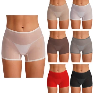 DE Damen Sexy Hotpants Transparent Unterwäsche Boxershorts Mesh Panties Dessous - Bild 1 von 49
