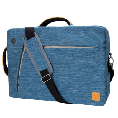 Blue Nylon Laptop Case Crossbody Bag For 13" Microsoft Surface X / Surface Pro 9 - Image 1 of 4
