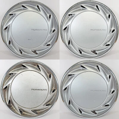 Juego de 4 tapacubos tapacubos Plymouth Acclaim Sundance Voyager 478A 1991-1994 14" Foto 1 de 4