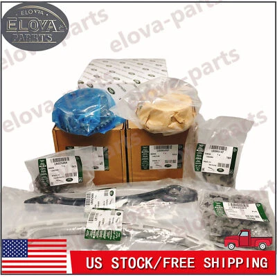 NEW Fit Land Rover Range Rover Evoque 2.0L Timing Chain Kit VVT & Oil Pump Chain Foto 1 de 4
