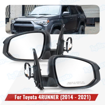 5-контактная пара зеркал с подогревом в сборе ручное складывание для Toyota 4RUNNER 2014-2021 - Изображение 1 из 4