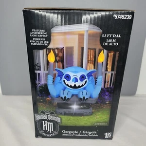 5.5 Ft Disney’s Haunted Mansion LED GARGOYLE Airblown Lighted Yard Inflatable - Picture 1 of 6
