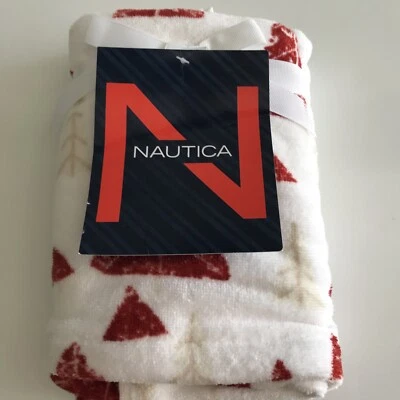 Juego de 2 toallas de mano rojas Nautica Home Guest 16" x 26" Foto 1 de 4