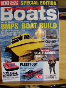 MODEL BOATS MAGAZINE WINTER 2015 SPECIAL SEMI SCALE HOVERCRAFT FLEETFOOT FIGURES - Picture 1 of 7