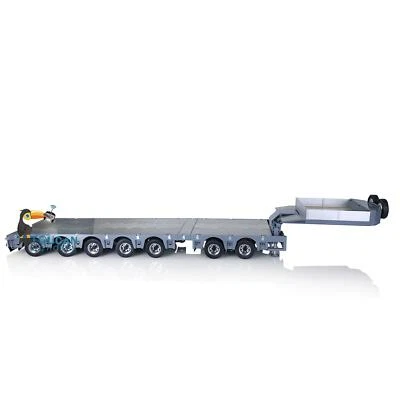 1/14 Scale Broshuis 2+5Axle Metal Gooseneck Heavy Trailer For Tamiya RC Truck - Image 1 of 4