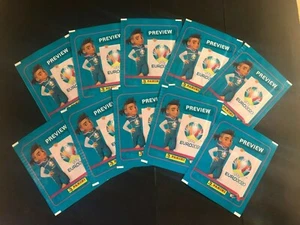 10 PACCHETTI ADESIVI EURO 2020 ANTEPRIMA PANINI VERSIONE TRIBUTO SIGILLATI COMPLETAMENTE NUOVI NUOVI - Foto 1 di 2