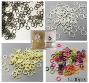 5000 un. Bandas de goma ortodoncia dental elásticas brackets de látex 2.5/3.5/4.5/6.5OZ - Imagen 1 de 17