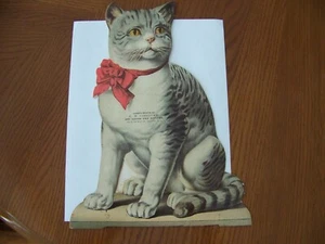 Millville New Jersey NJ Katze Display Werbung Ende 1800 13x9 Zoll RAR - Bild 1 von 3