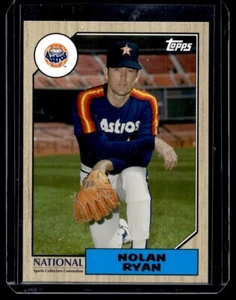 2017 National Convention 1987 Topps Anniversary VIP Nolan Ryan #87VIP-1 HOF - Picture 1 of 2