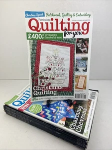 Fabrications Quilting For You Magazines 2005-16. Bundle X12 Patchwork Embroidery - Imagen 1 de 24
