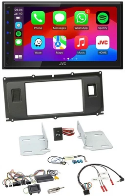 JVC Bluetooth USB Lenkrad 2DIN DAB Autoradio für Land Rover Evoque 2011-2013 - Bild 1 von 4