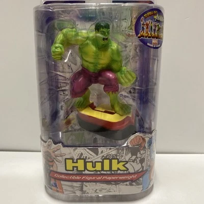 PISAPAPELES RESINA VENGADORES UNIVERSO MARVEL HULK FIGURA ESTATUA FIGURA SERIE 1  Foto 1 de 4
