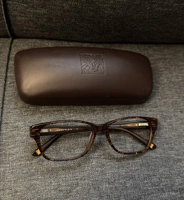 Anne Klein AK5017 (208) Mocha Animal 135 Apenas Molduras - vem com estojo rígido - Imagem 1 de 4