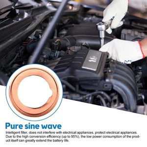 10PCS Copper Oil Drain Crush Washers 1102601M02 for Nissan Altima 370Z - Picture 1 of 12