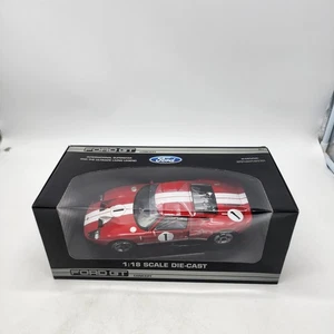 BeanStalk Group Ford GT Concept Car #1 Red/White 1:18 Diecast *READ DESCRIPTION* - Picture 1 of 14