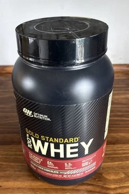 Proteína de suero en polvo Gold Standard 100 chocolate doble rico 2 libras 5/2026 Foto 1 de 4