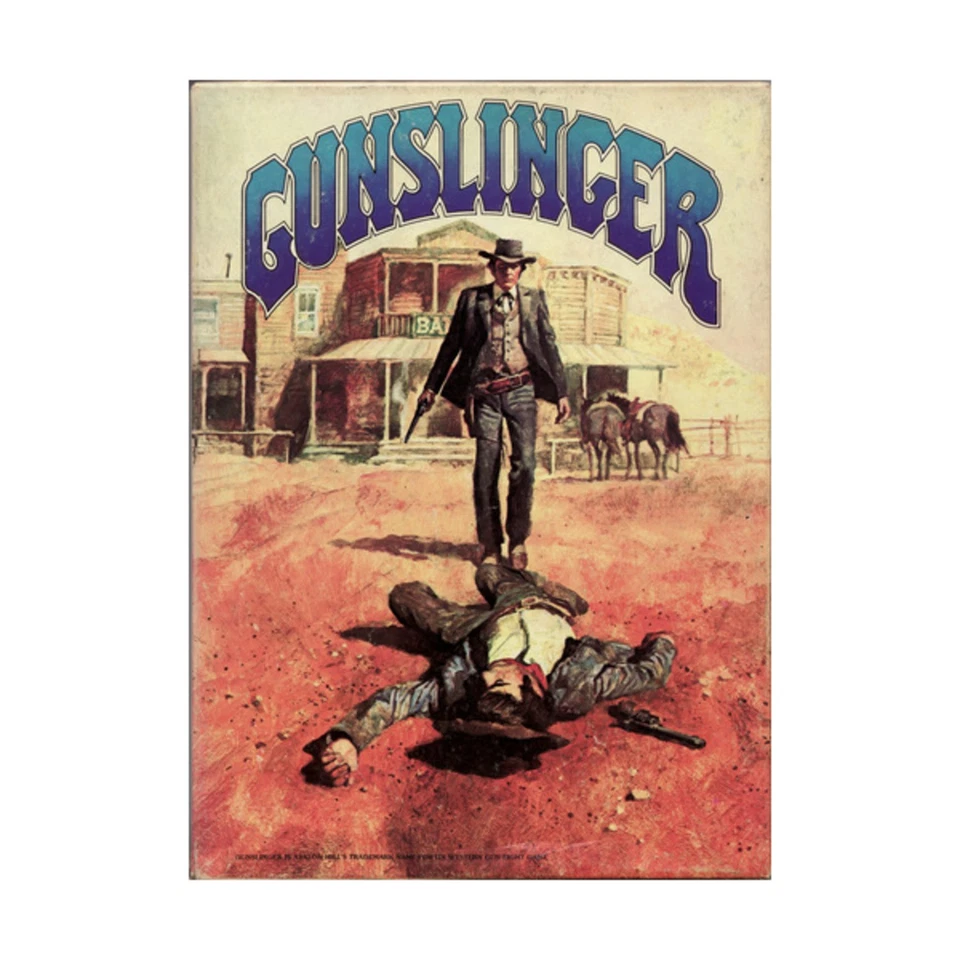 Avalon Hill Jeux De Guerre Gunslinger Boîte VG+/EX - Photo 1/1