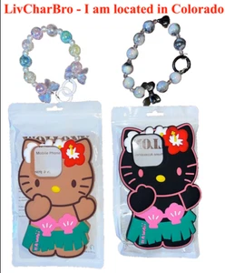 Hello Kitty Hula Hawaii  iPhone 14 Pro Max 6.7" Only Silicone Cat 3D Cartoon Cas - Picture 1 of 17