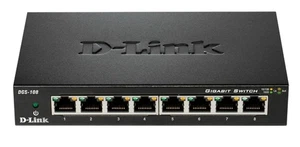 D-Link DGS-108 - Switch Black - Picture 1 of 3