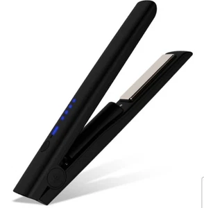Plancha de pelo inalámbrica profesional HF-801 USB carga NEGRA NUEVA - Imagen 1 de 9