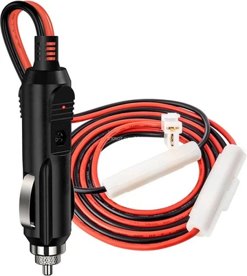 Cargador de coche y cable de alimentación en forma de T para radioaficionado Yaesu FT-7800R 7900R 2600 2980 CB Foto 1 de 4