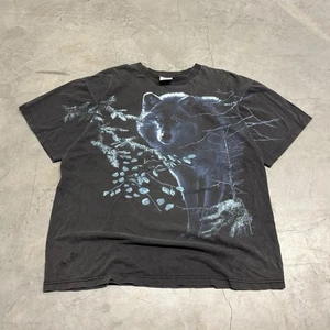 Camiseta Gráfica Estampada Lobo Años 90 De Colección Hecha en EE. UU. Para Hombre Talla XXL - Imagen 1 de 8