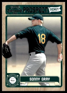 2011 Playoff Contenders Prospect Ticket Sonny Gray Rookie Oakland Athletics - Picture 1 of 2