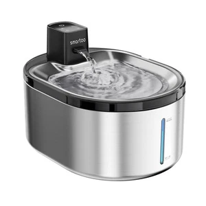Wireless Cat Water Fountain Stainless Steel, 152oz/4.5L Cat Fountain Battery ... - Picture 1 of 7
