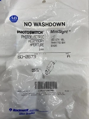 Mini mira para fotosinterruptor Allen Bradley 60-2673 aperturas 1 mm Foto 1 de 2
