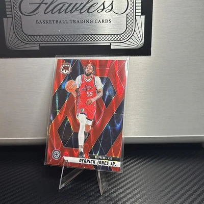 2024-25 Panini Mosaic - Derrick Jones Jr. #143 Red Seismic Mosaic Prizm /299 - Image 1 of 2