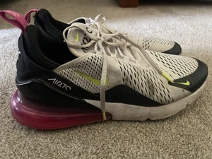 Nike Air Max 270 Volt Fuchsia White Laser Pink Men’s Size 13 Sneakers AH8050-109 - Picture 1 of 8
