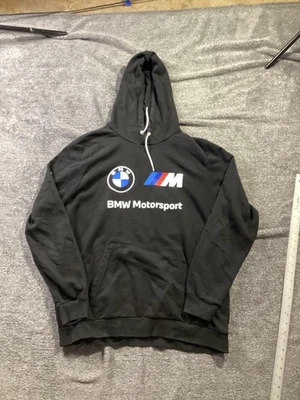 BMW Motorsport Puma Sudadera con Capucha Para Hombres XL Negra Sudadera Pullover Logotipo Coche de Carreras Foto 1 de 4