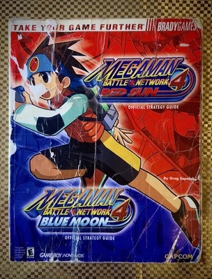 MegaMan Battle Network 4 Red Sun & Blue Moon - Official Strategy Guide (2004) - Image 1 of 4