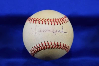 Warren Spahn PSA DNA Autograph Baseball Signed - Image 1 of 2