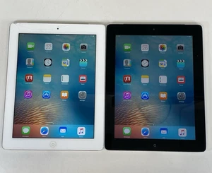 Joblot 2x iPad 3 16GB Grey Silver Wi-Fi+4G Vodafone EE Apple Tablet - Grade C/D - Picture 1 of 16