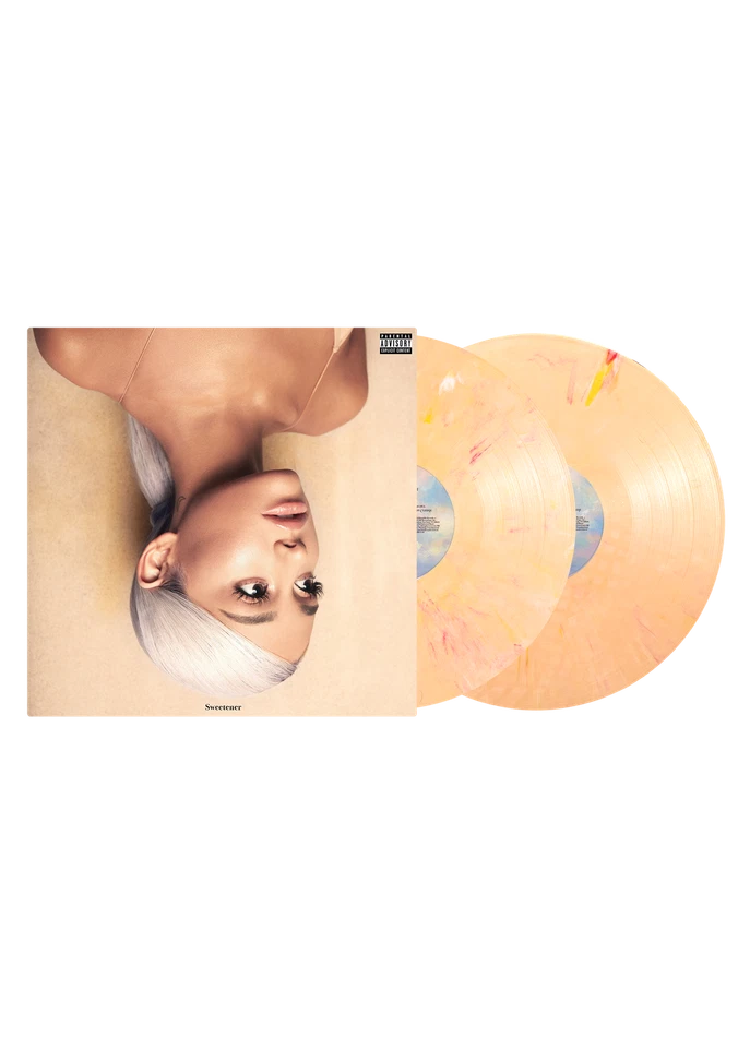 NEW Ariana Grande Sweetener 2LP Peach Opaque Vinyl Limited Edition Fast Shipping - Image 1 of 1