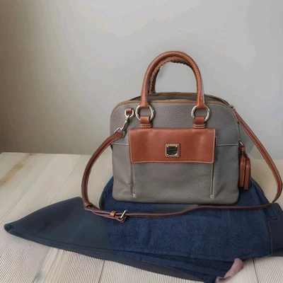 DOONEY & BOURKE Pebble Grain Women's Satchel - Large in Elephant EUC 🌾 - Image 1 of 4