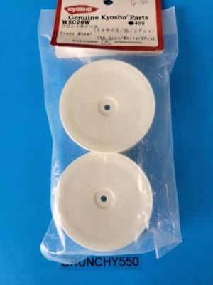Kyosho W5029W Narrow Wheel Rim 56 Size White RC Part - Image 1 of 3